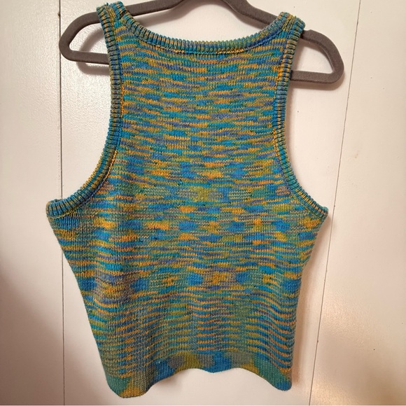Multicolor Knit Tank Top - Picture 2 of 2